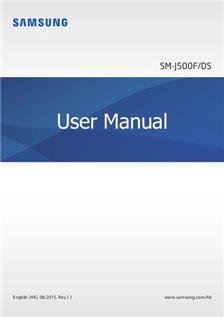 Samsung Galaxy J5 - 2015 manual. Camera Instructions.